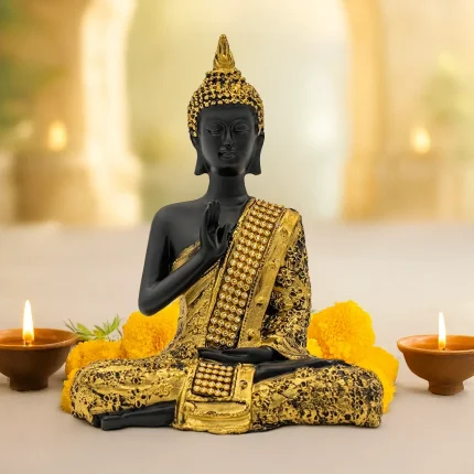 Meditating Buddha Murti – Symbol of Peace & Mindfulness